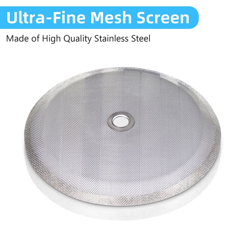 Attsky 6 Pieces Attsky French Press Filter  4 Inch Stainless Steel Mesh Screen and Replacement Parts for French Press Coffee Maker - Image 5